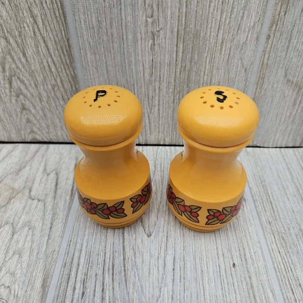 Vintage 70's Emsa Lot MCM Retro Mod Cream‎ Sugar Butter Salt Pepper W. Germany